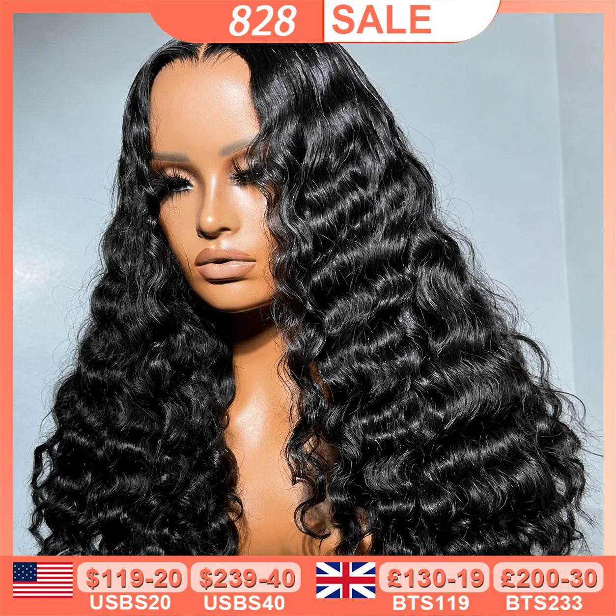 250% Burmese Curly 13x6 HD Lace Frontal Wigs Deep Parting Ultra Fitted Human Hair HD Full Frontal Water Wave Wigs Burmese Wave