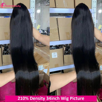 13x4 HD Lace Human Hair Wig Brazilian Straight Human Hair Wigs Glueless Wig Human Hair 22 30 32 34Inch Human Hair Wigs For Woman