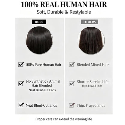 250% Density Straight Wear And Go Glueless Bob Wig 100% Human Hair For Women Ready To Go Human Hair Wigs 4x4 Lace Closure Wig