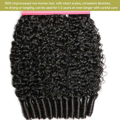 15A Burmese Curly Human Hair Bundles Virgin Hair Burmese Vietnamese Raw Human Hair Extensions 3C4A Spiral Curly Bundles 1/3/4 Pc
